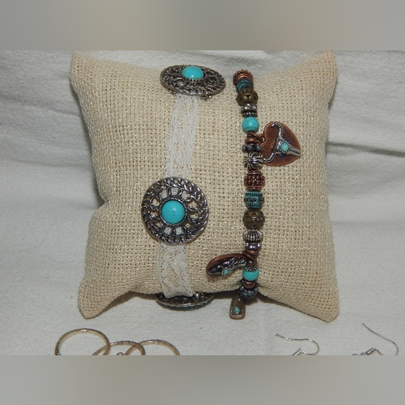 Handmade BEAUTIFUL 7pc jewelry set western - Picture 9 of 11